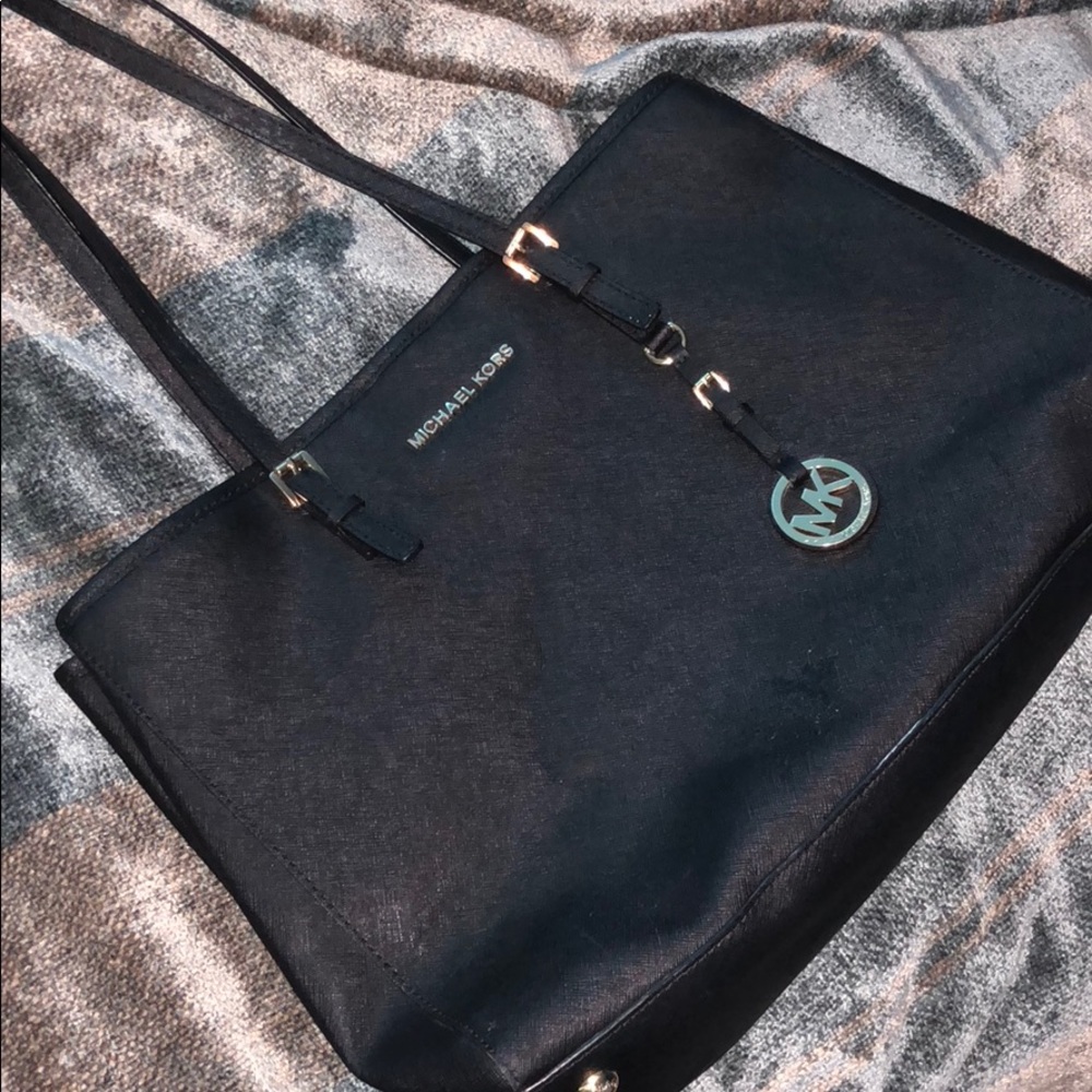 Michael Kors Black Jet Set Tote